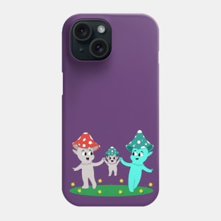 Mushroom Family (Redesign) Phone Case