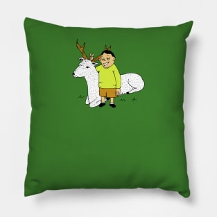 deer joke Pillow