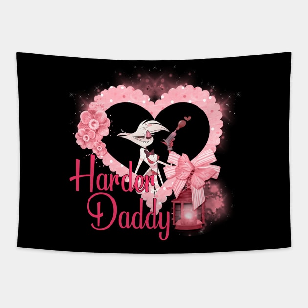 Harder Daddy - Hazbin Hotel Angel Dust Tapestry by Pharaoh Shop