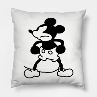 Mad Mouse in Steamboat Willie 1928 Pillow