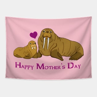 Walrus Mother's Day Tapestry