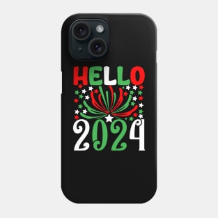 Hello 2024 Happy New Year 2024 Phone Case