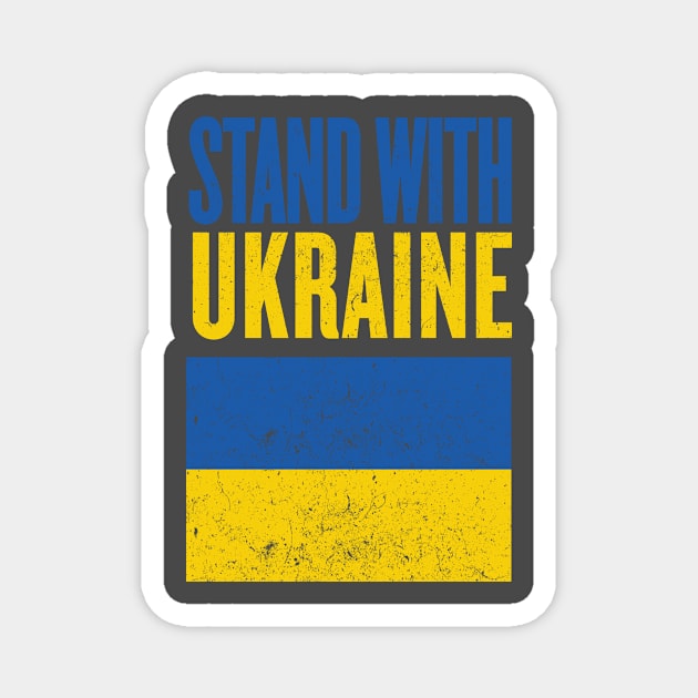 I Stand With Ukraine Magnet by fullgrownham