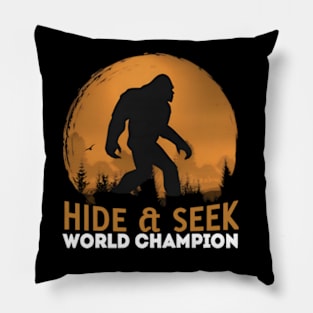 Bigfoot Hide and Seek Pillow