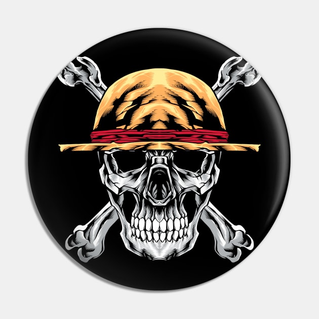 Mugiwara Pirate Pin by midthos