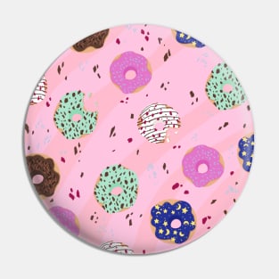 Donuts pattern Pin