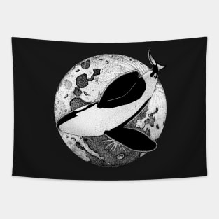 Moon Orca Tapestry