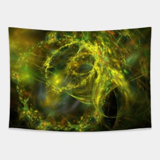 electric lasso fractal design Tapestry