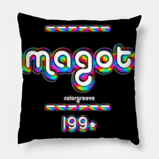 Tamagochi 1990 ColorGroove Retro-Rainbow-Tube nostalgia (wf) Pillow