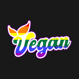 Vegan Rainbow Shirt | LGBTQ Gay Gift T-Shirt