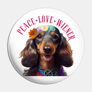 Peace, love and Wiener Pin