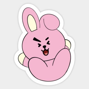 BTS Jungkook/전정국, BT21 Cooky & mic Sticker for Sale by Gee Bee