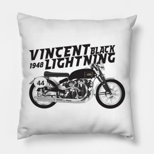1948 Vincent Black Lightning Pillow