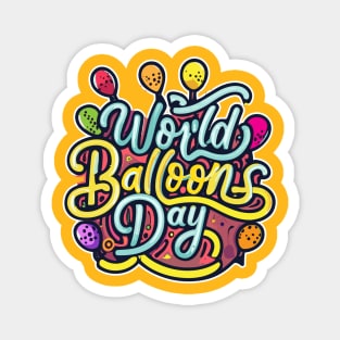 Balloons Around the World Day – October 1 Magnet