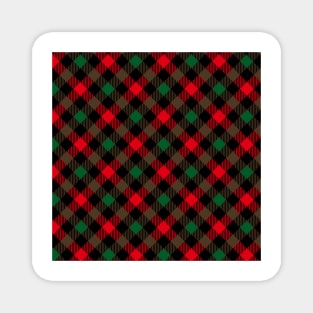 Pride Of Scotland Tartan Green Red And Black Magnet
