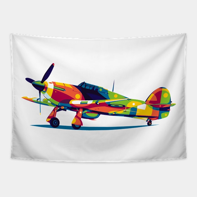 Hawker Hurricane Standby Tapestry by wpaprint