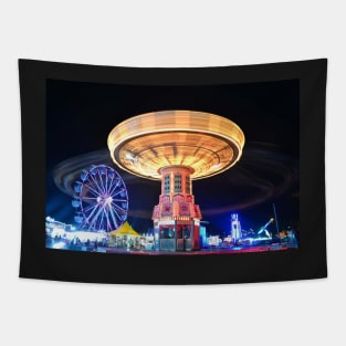 Rides on the midway Tapestry