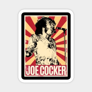 Retro Vintage Joe Cocker Magnet