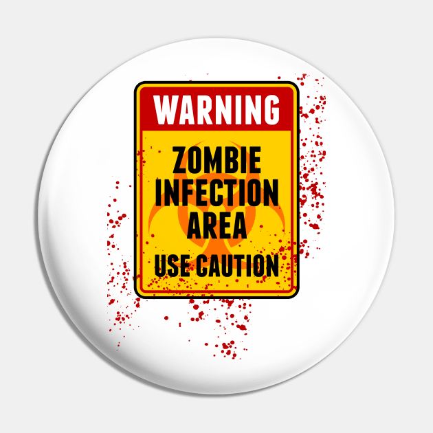 Zombie Infection Area Pin by marcusmattingly