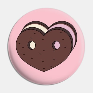 Cookie Heart Pin