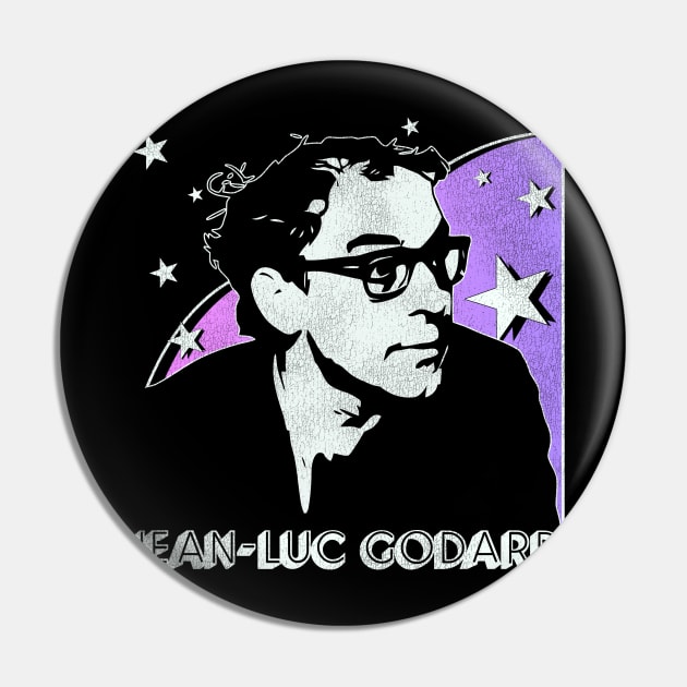 Jean-Luc Godard Pin by darklordpug