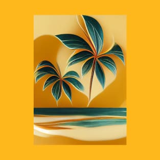 Tropical palm 8 T-Shirt