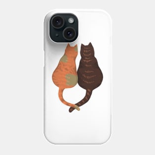 Cat T-Shirt Cats Cat Gift Yin Yang Cats Shirt - Cat Mom Lover Gifts Phone Case