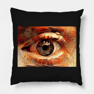 Eye of Streaking Sparks. Pillow