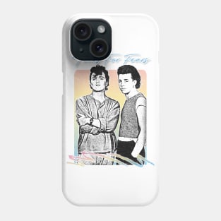 Vintage-Style 80s Faded Tears For Fears Design Phone Case