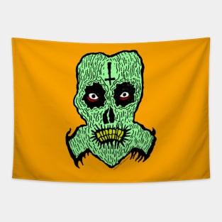 Bat Monster Skull Tapestry