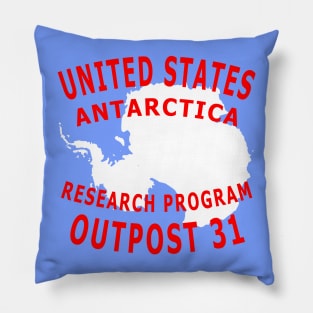 Outpost 31 Antarctica Research Program Pillow