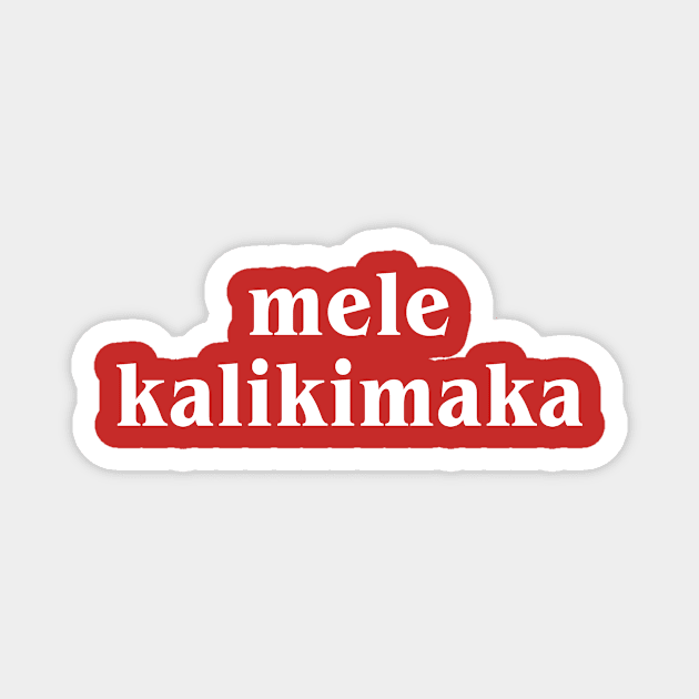 Mele Kalikimaka Magnet by sewwani