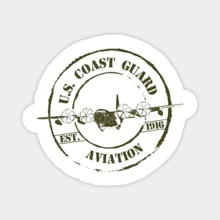 U.S. Coast Guard Aviation - Established 1916 - C-130 Aircraft Magnet