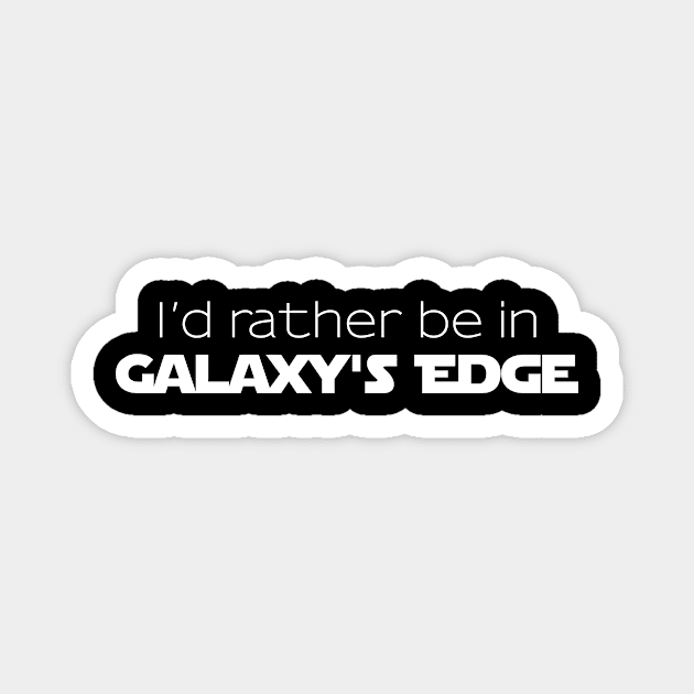 Galaxy's Edge Wishes Magnet by Geek Tees