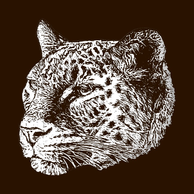 Leopard portrait by Guardi