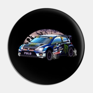 Petter Solberg's Rallycross car - Illustration Pin