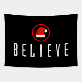 Believe Santa Tapestry