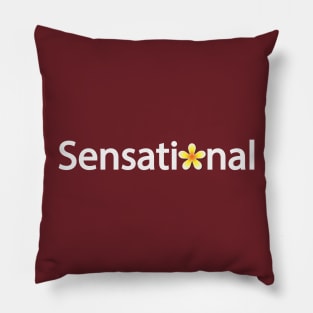 Sensational artistic typography design Pillow