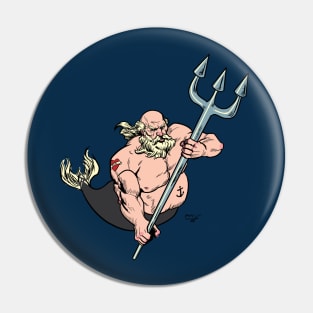 Merman Rocker Pin