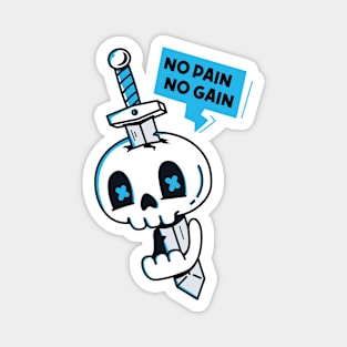 No Pain No Gain Magnet