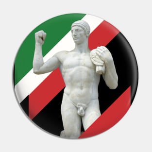 Stone Gladiator Italain Sculpture Pin