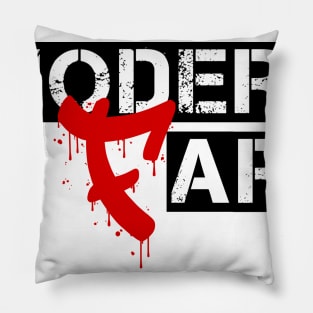 Modern (F) Art Pillow