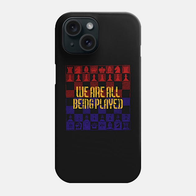 Chess Shading Art Phone Case by Behemoth