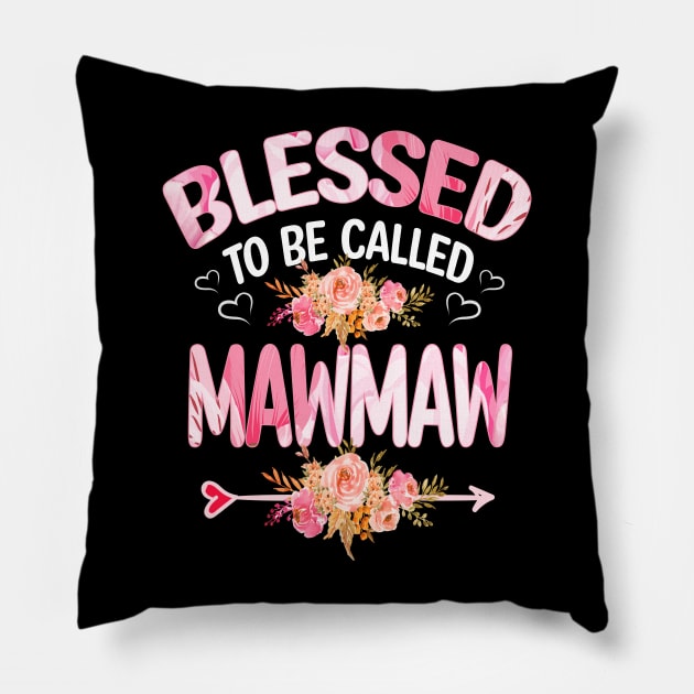 mawmaw - blessed to be called mawmaw Pillow by Bagshaw Gravity