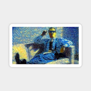 American Psycho Starry Night Magnet