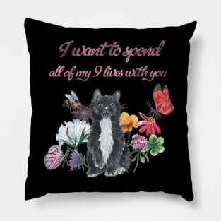 Nine Lives Pillow