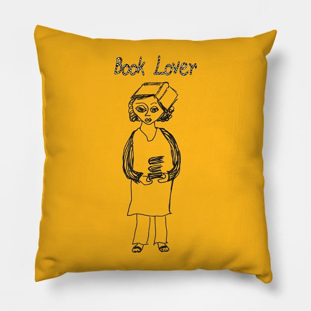 Book Lover Pillow by Jan4insight TeeStore