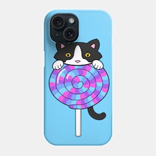 Happy Birthday Lollipop Cat Phone Case