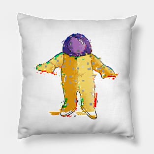 Glitching spaceman Pillow