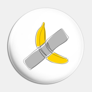 Duct-taped Banana Pin